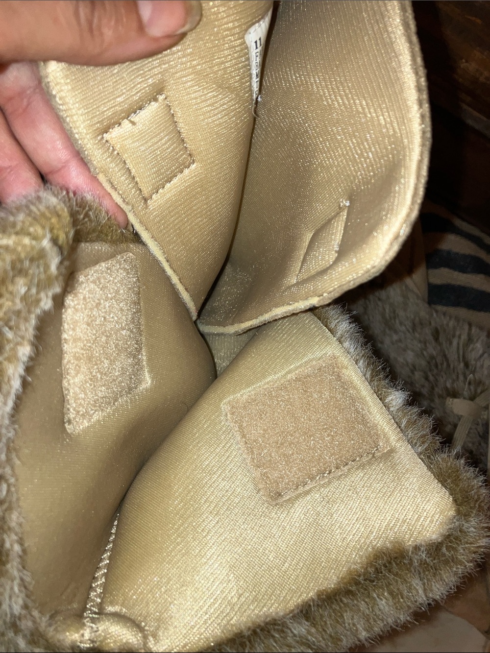 Mossimo Supply Co. Faux-Fur Taupe Winter Boots - Picture 6 of 10